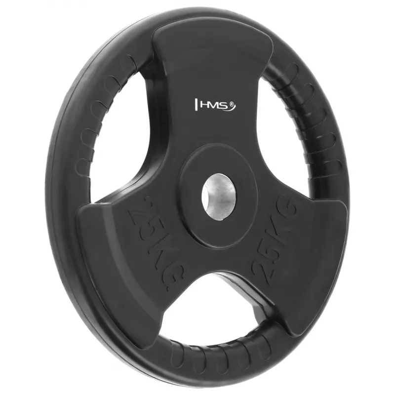 Olympische rubberen gewichtsschijf 25 kg Hms TOK25