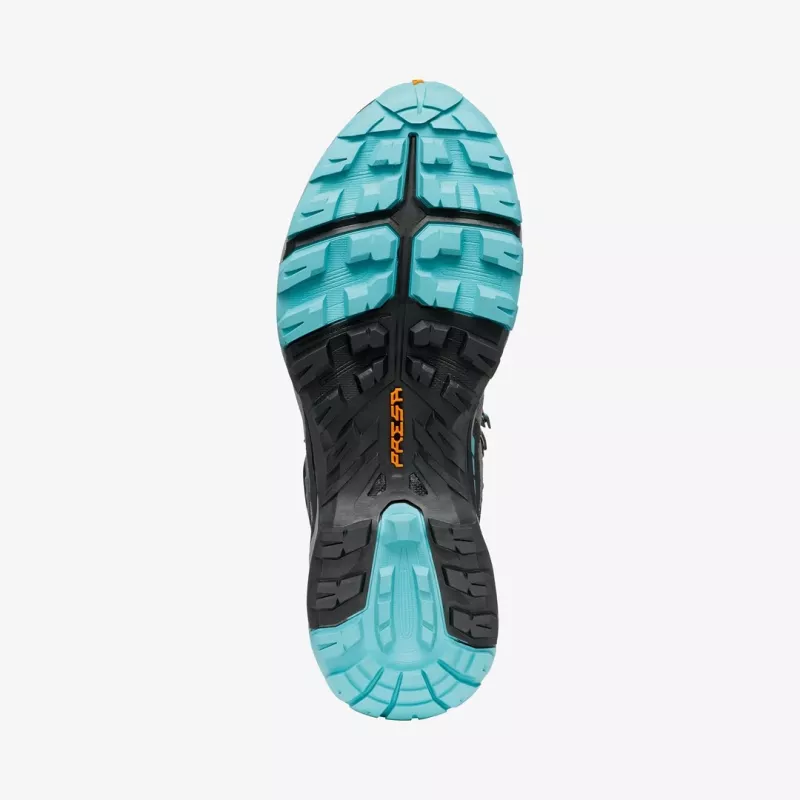 Scarpa Rush TRK GTX Woman wandelschoenen voor dames, maat 38, Midgray/Aqua