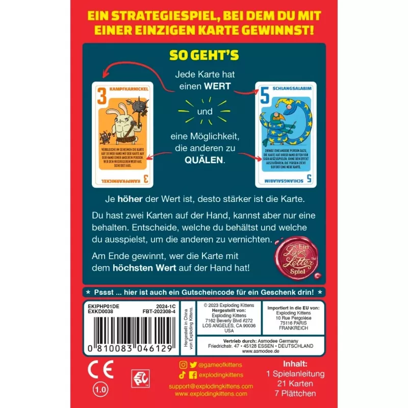 Power Hungry Pets, kaartspel