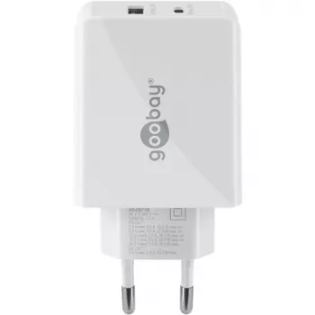 Goobay Dual USB-C™ PD (Power Delivery) snellader (30 W) (61674)