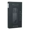 Mujjo Full Leather Case MagSafe hoes voor iPhone 17 Pro grijs