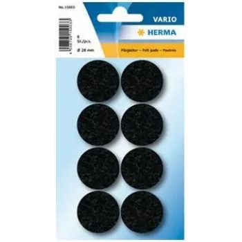 Meubel vloerbeschermers HERMA 15003 rond 8 stuks