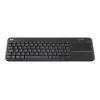 Logitech Wireless Touch Keyboard K400 Plus - toetsenbord - met touchpad - draadloos - 2,4 GHz - België - zwart