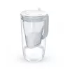 Brita Glass+1 Maxtra Pro Pure Performance glazen filterkan, 2,5 l totaal / 1,5 l gefilterd, vaatwasserbestendig, grijs
