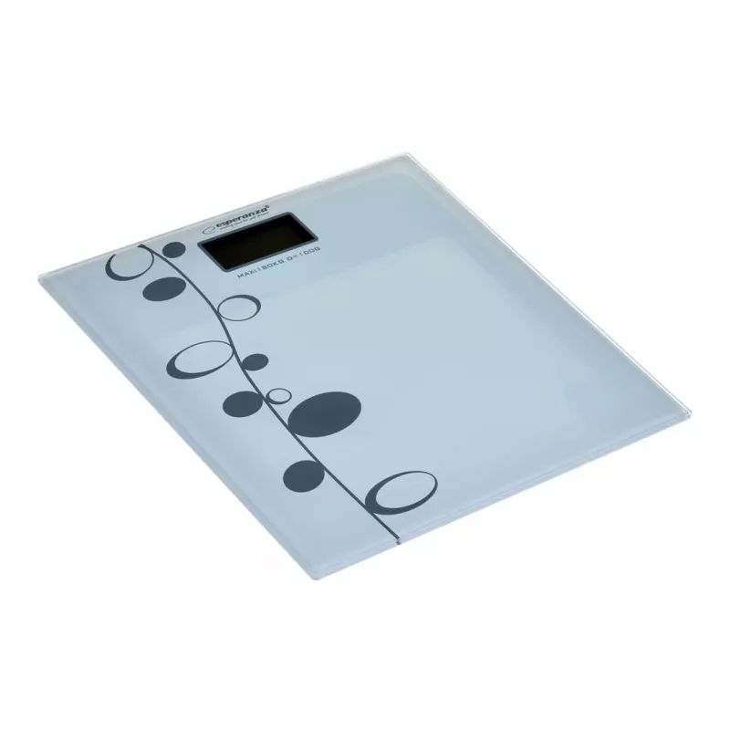 Personenweegschaal Esperanza Zumba EBS005 - elektronisch, 180 kg, wit glas