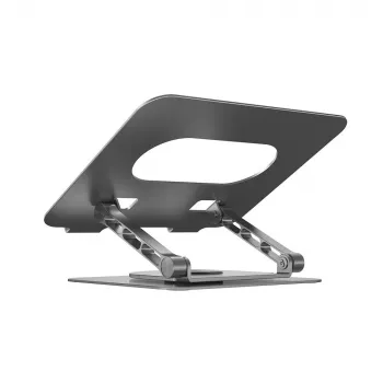 Laptopstandaard Unitek OT180SL01 aluminium voor schermen van 25,4–40,6 cm (10 inch–16 inch), 360° draaibaar, 0–180° kantelbaar
