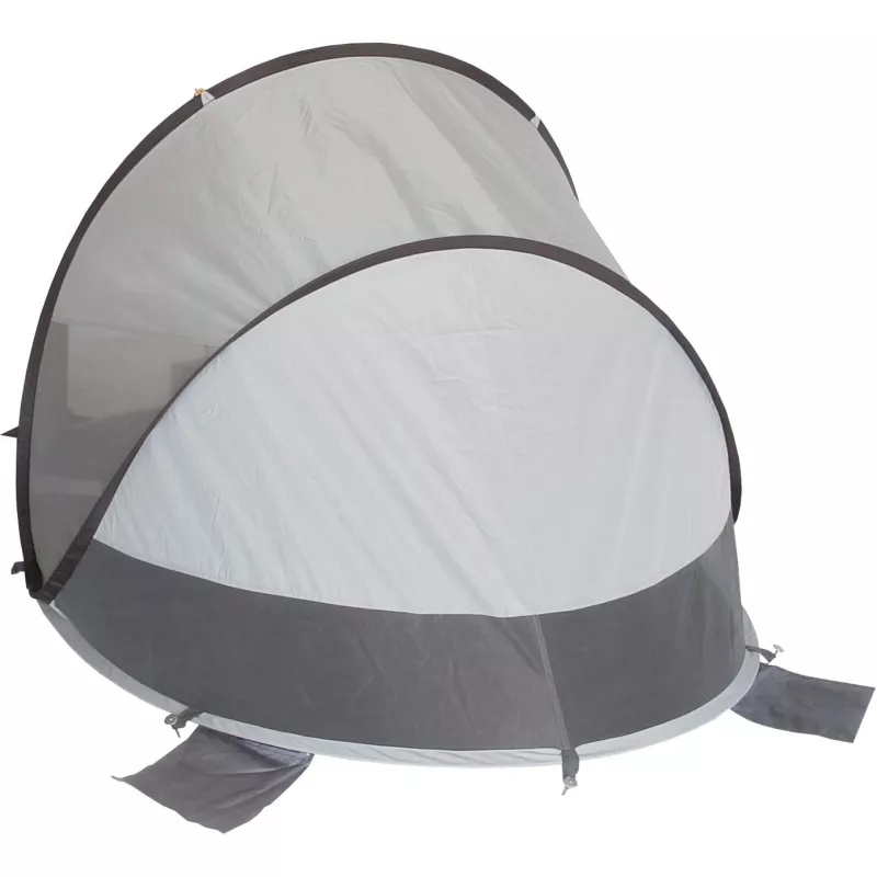 Koepel-/iglotent High Peak Calobra 80 — grijs, 2000×1200×900 mm, polyester bodemzeil, glasvezelstokken