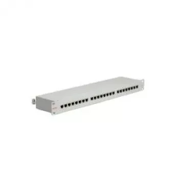 ROLINE 48,30cm (19)-patchpanel 1 HE, 24 poorten, Cat.5e, grijs (26.11.0329)