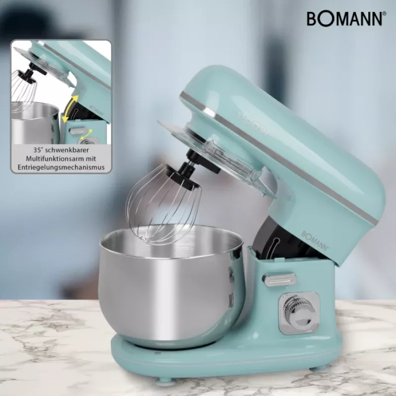 Bomann KM 6030 CB keukenmachine 1100 W 5 L mintkleur