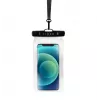 Beschermend, waterdicht universeel telefoonhoesje FIXED Fixed Float — zwart, universele pasvorm, waterdichte hoes