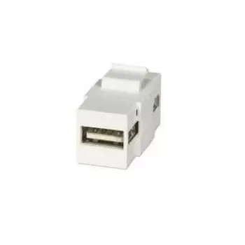 Lindy USB A naar A Keystone, wit, USB A naar A, USB A naar A