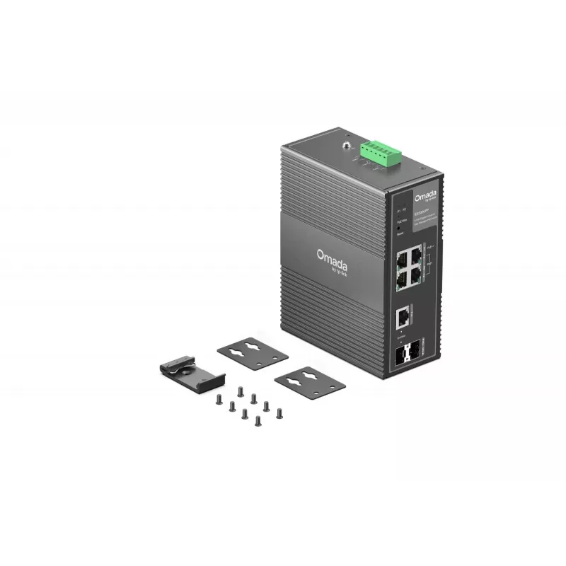 TP-Link IES206GPP netwerkswitch managed Gigabit Ethernet (10/100/1000) Power over Ethernet (PoE) zwart
