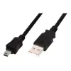 Verbindingskabel USB A / Mini-USB B M/M 1 m zwart