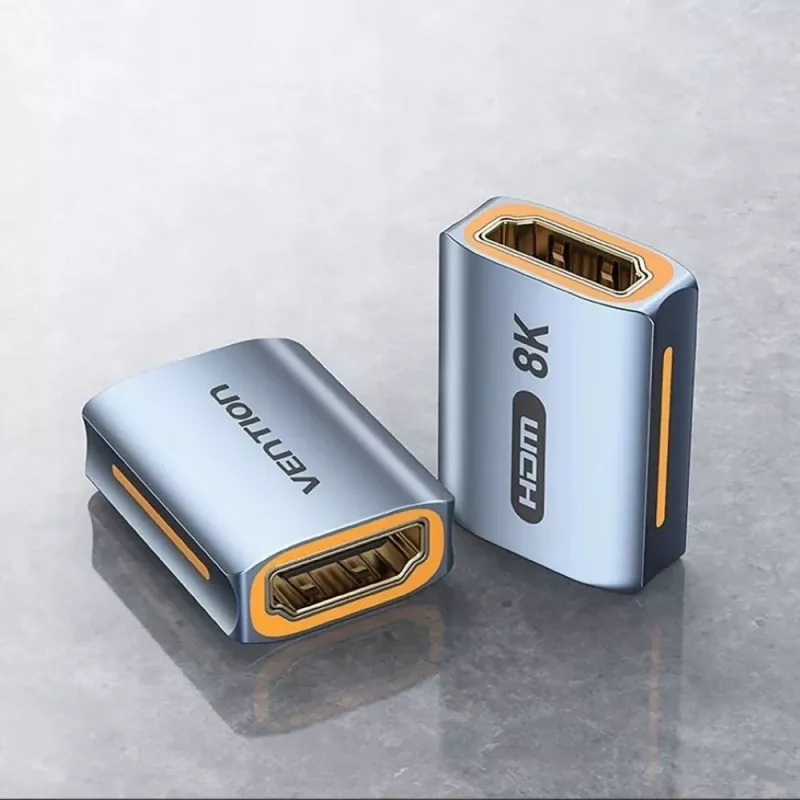 Vention HDMI naar HDMI adapter 8K@60Hz aluminium