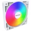 Koelventilator Montech GF120 PWM ARGB 120 mm wit, PWM-regeling, ARGB-verlichting