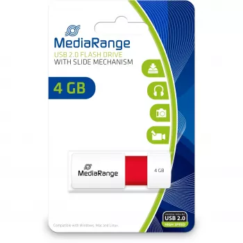USB-stick MediaRange 4 GB USB Type-A 2.0 MR970