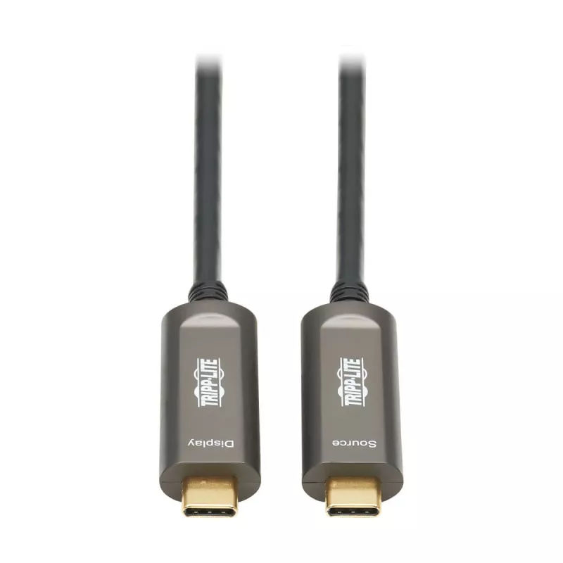 Tripp Eaton Tripp Lite Series USB-C naar USB-C Plenum-gecertificeerde glasvezel actieve kabel (AOC)