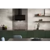 Verticale Eco Duo glas wand-dampkap zwart