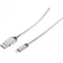 ROLINE - oplaad-/datakabel voor iPad/iPhone/iPod - Lightning / USB - USB Type-A, 4-polig (M) - Lightning (M) - 1,8 m - afgeschermd - (USB/USB 2.0) - wit (11.02.8322)