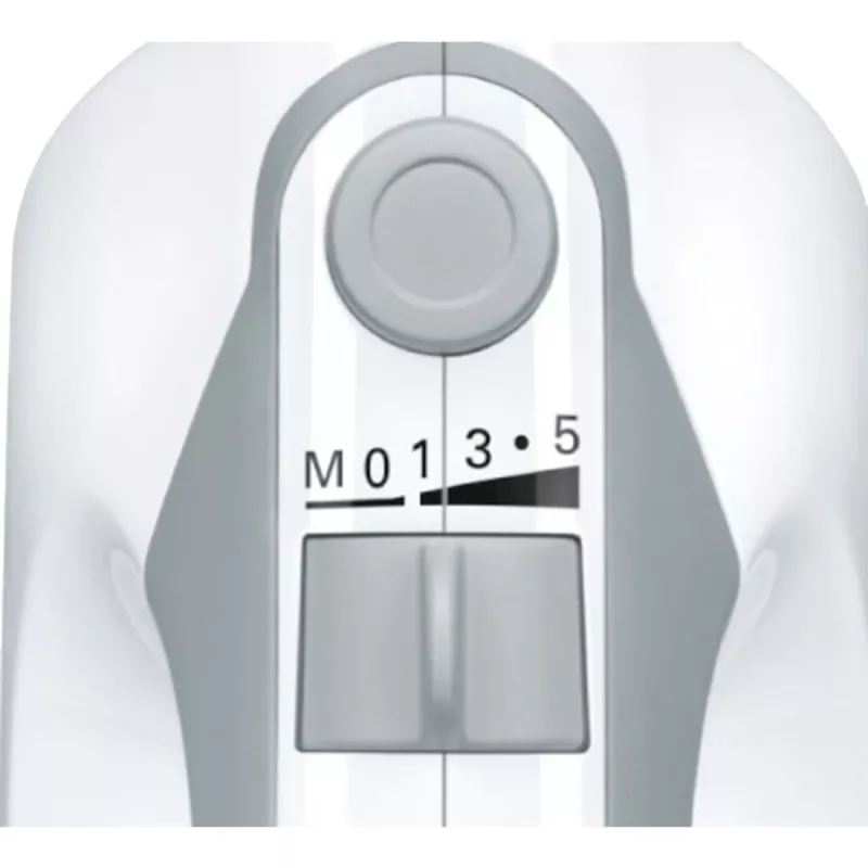 Handmixer Bosch MFQ36400 — 450 W, 5 snelheden, turbo, 1,3 m kabel, grijs/wit