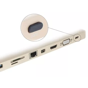 Busafscherming DeLOCK 64014 USB Type-C zwart 10 stuks