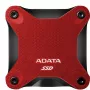 Externe SSD ADATA SD620 1 TB, draagbaar USB 3.2 Gen 2 (Micro-USB B), leessnelheid 520 MB/s, schrijfsnelheid 460 MB/s, schokbestendig, rood