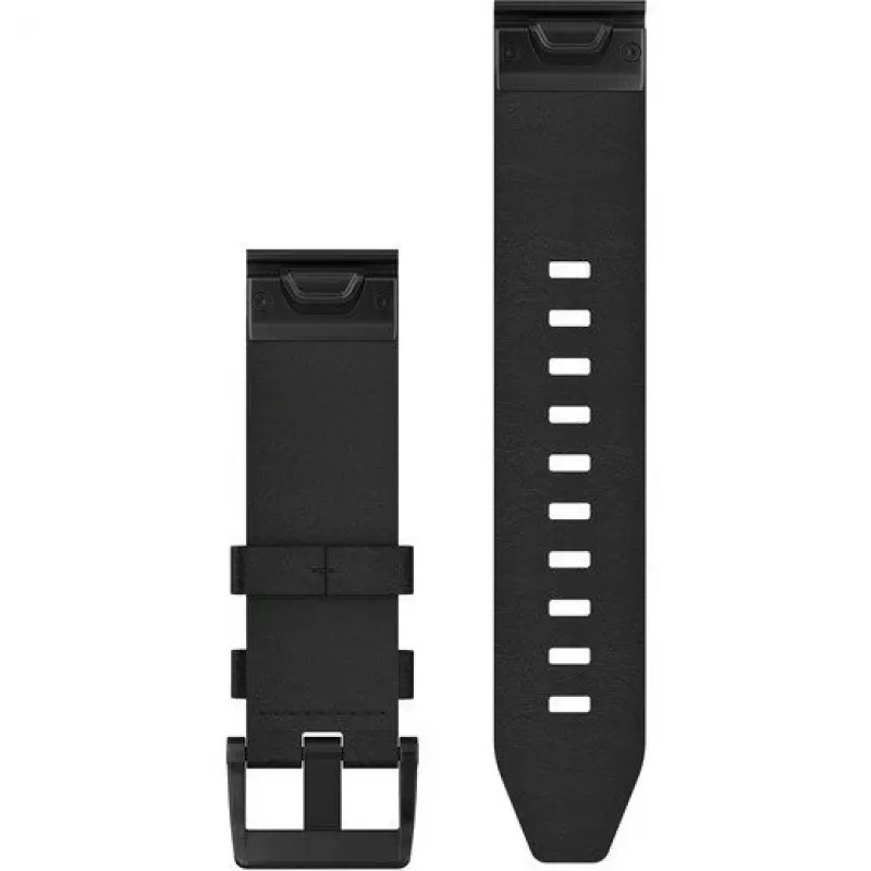 Band Garmin QuickFit zwart Leather 010-12740-01