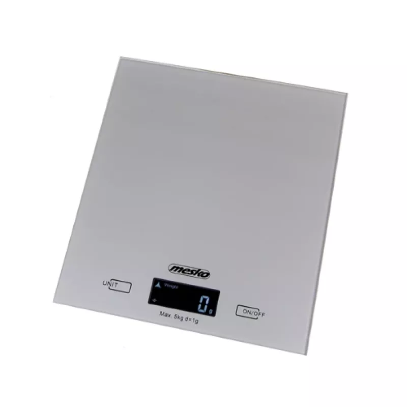 Mesko | Keukenweegschaal | MS 3145 | Maximale belasting 5 kg | Verdeling 1 g | Weergavetype lcd | Zilver