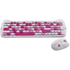 Draadloze toetsenbord- en muisset CANYON HSET-W6 Pink Kitty Edition