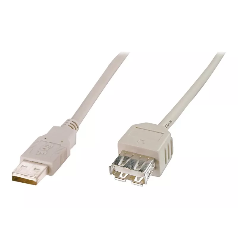 USB-verlengkabel Digitus AK-300202-018-E 1.8m