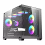Computerbehuizing DarkFlash B275 PRO (zwart) met 6 voorgeïnstalleerde ventilatoren