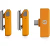 Draadloze microfoon Rode Wireless Micro (WIMICROCORA) – compact lavaliersysteem in oranje