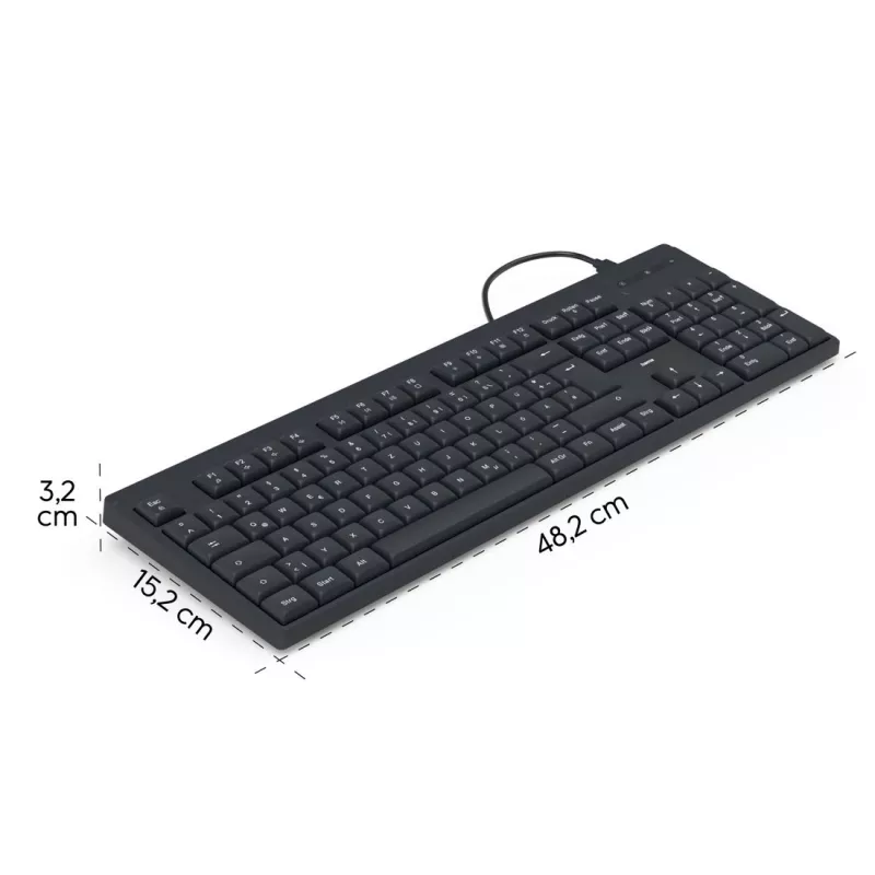 Bedrade toetsenbord CK-100 zwart