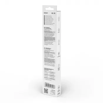 SAVIO universele afstandsbediening RC-15 voor TCL SMART TV, IR draadloos, zwart, bereik 10 m