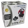 Stuurwiel ESPERANZA EG103 gaming-controller — pc/PS2/PS3, 13 toetsen, vibratie, versnellingssensor, zwart/rood