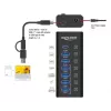 DeLOCK 64326 interface hub USB 3.2 Gen 2 (3.1 Gen 2) Type-C 10000 Mbit/s zwart