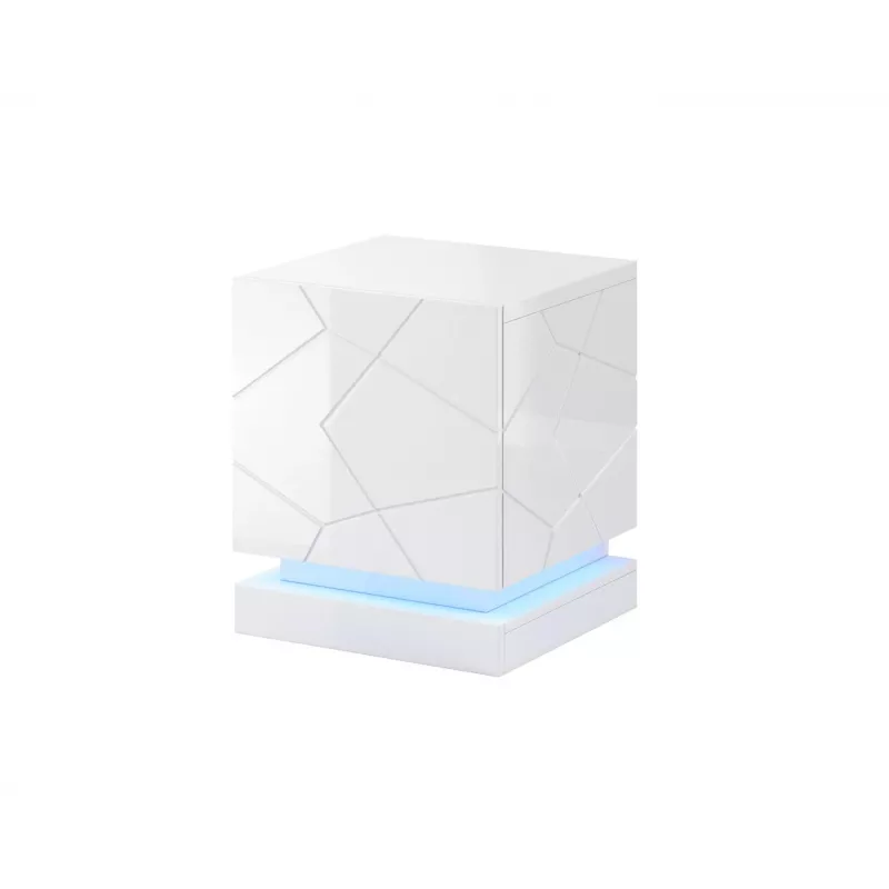 Nachtlamp cama meble QIU, 2 stuks, RGB, opbouw, AC-voeding