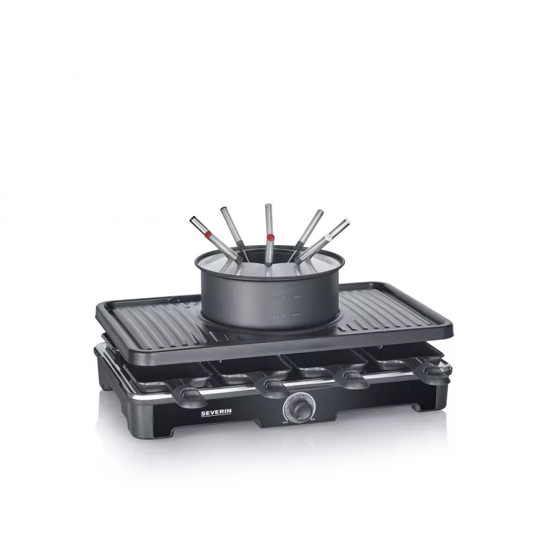 Raclette grill Severin RG 2347 8 personen 1400 W zwart