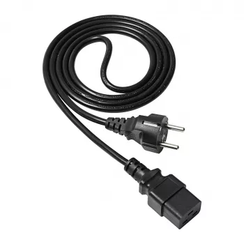 Akyga server-stroomkabel CEE 7/7 naar IEC C19, 250 V, 1,8 m (AK-UP-01)
