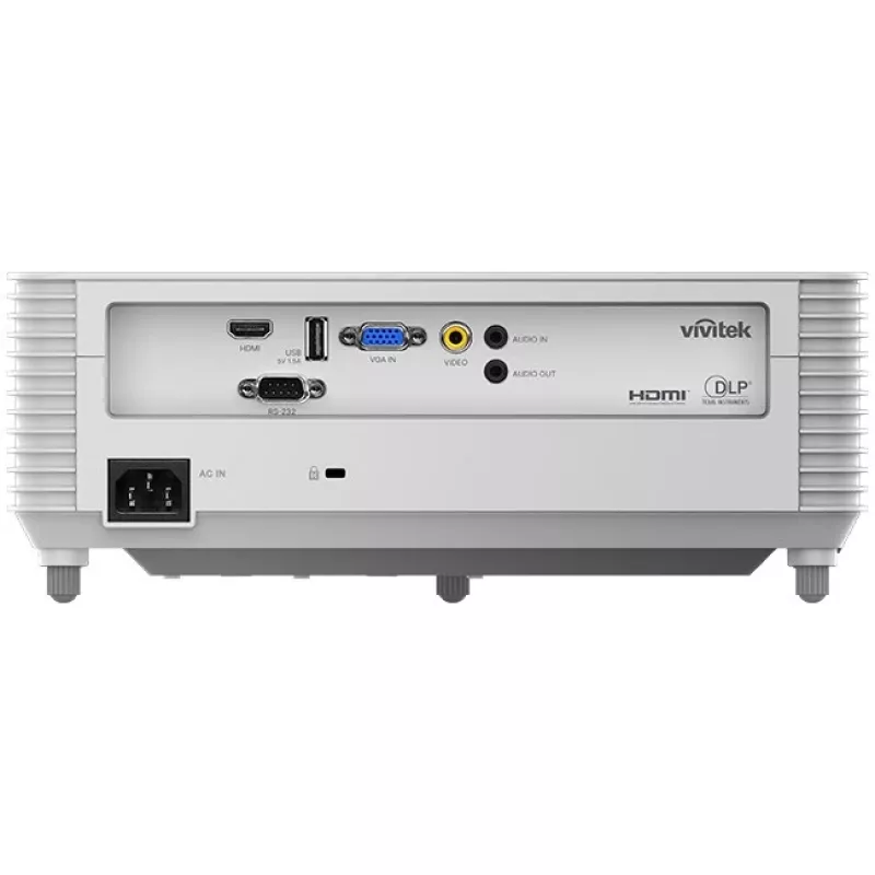Vivitek DX330 1PI267 dataprojector met standaard projectieafstand, 4000 ANSI-lumen, DMD, XGA 1024x768, 3D, projectieverhouding 1,94–2,16:1, wit