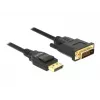DeLOCK - videokabel - Single Link - DisplayPort (M) naar DVI-D (M) - DisplayPort 1,2a - 2,0m - passief - zwart (85313)
