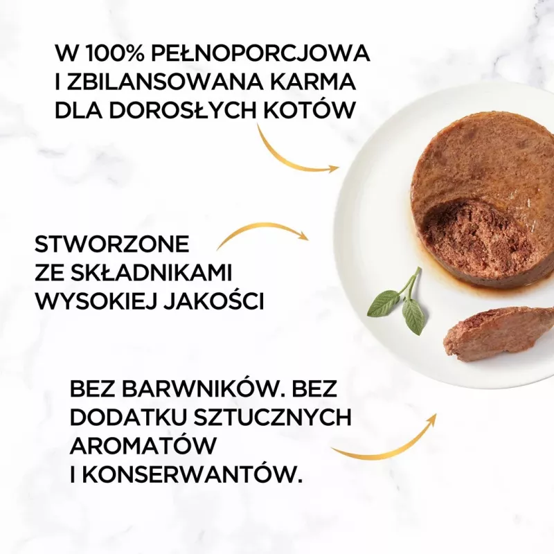 Natte voeding voor katten Gourmet paté met konijn 85 g