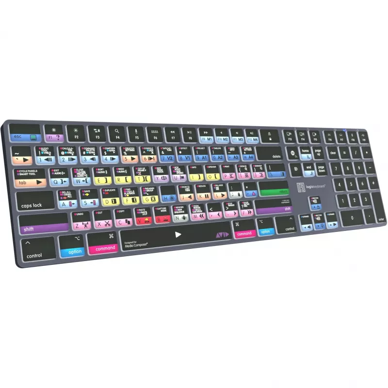 Logickeyboard Avid Media Composer - Pro Titan UK Mac - toetsenbord - QWERTY