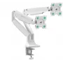 ONKRON G200-W Bureausteun voor monitoren van 13-32 inch, wit
