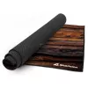 Sharkoon SKILLER SFM12 Wood stoelmat voor gamingstoel, 140 x 100 cm, bruin