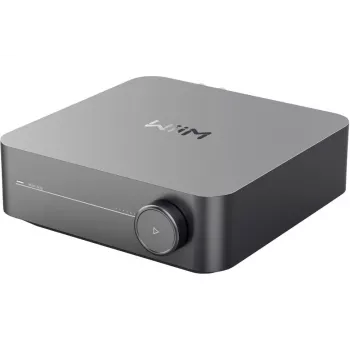 WiiM Amp donkergrijs – stereo streaming-versterker