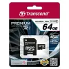 Flashgeheugen Transcend 64 GB MicroSDXC UHS-I TS64GUSDU1
