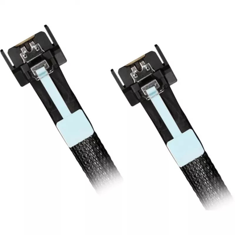 Drive-adapter ICY BOX MB413L-B – MCIO 8i SFF-TA-1016 naar 2× MCIO 4i SFF-TA-1016