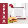 Broodrooster Beper P101TOS100 2-sneetjes compact design, RVS-behuizing, instelbare bruiningsgraad