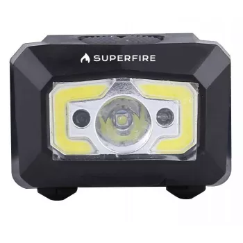 Superfire X30 hoofdlamp, 340 lm, USB, 5 modi, 130 m